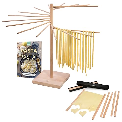 Pastatrockner aus Buchenholz Detail