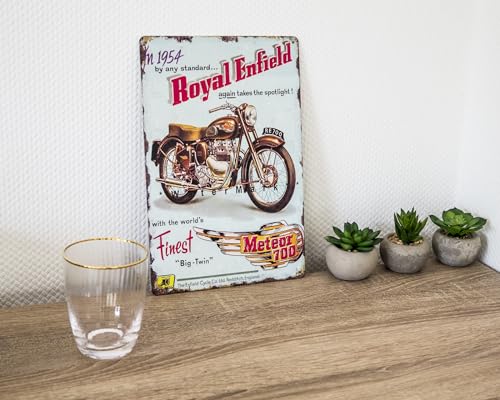 Royal Enfield Vintage-Blechschild