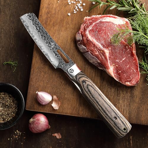 Klapp-Kochmesser aus 440A Edelstahl