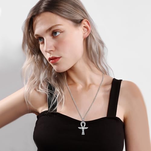 Ankh-Kreuz Anhänger mit Skarabäus