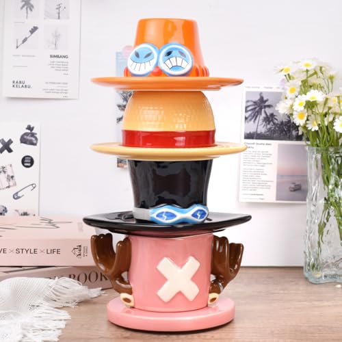 One Piece Anime-Tasse im Hutdesign