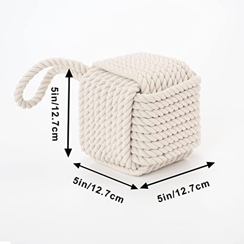 Maritime Seilknoten-Türstopper Detail