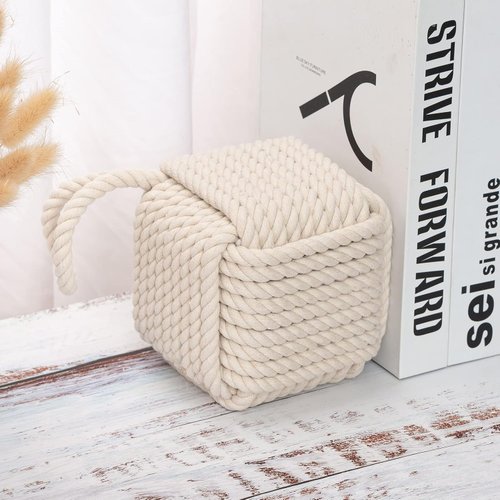 Maritimer Seilknoten-Türstopper Detail