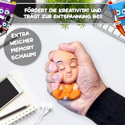 Anti-Stress Buddha aus Memory-Schaum Detail