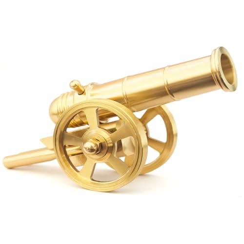 Napoleonische Feldkanone aus Messing Detail