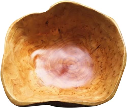 Organische Holzschale aus Tannenwurzel Detail
