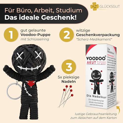 Voodoo-Puppe mit Nadelkur Detail