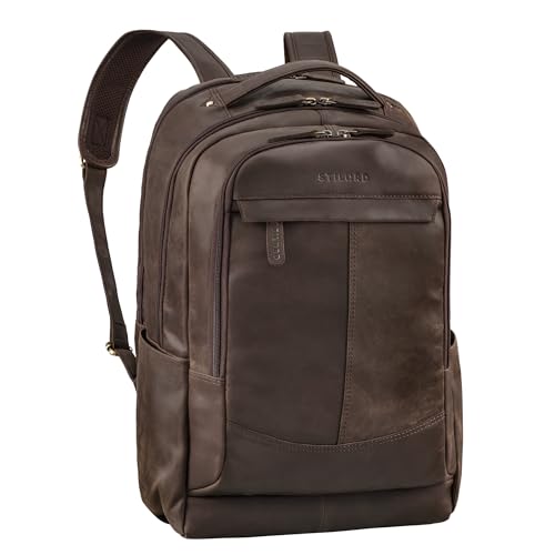 Leder-Business-Rucksack XL
