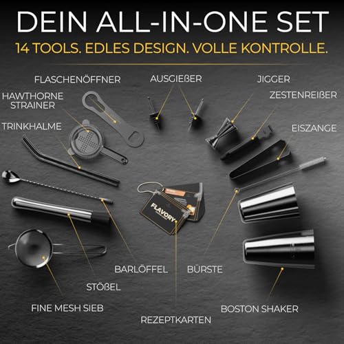 Boston Cocktail-Set Detail