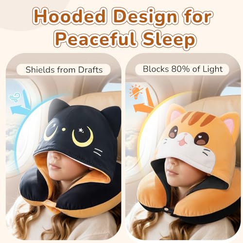 Katzen-Reisekissen mit Kapuze Detail