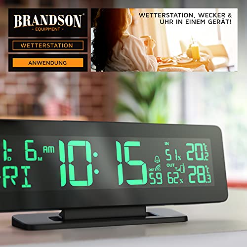 Brandson Funk-Wetterstation mit Farbdisplay Detail