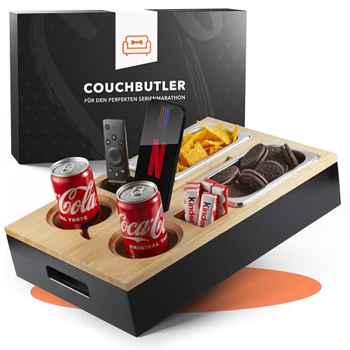 Couchbar Snackbox aus Bambus Detail