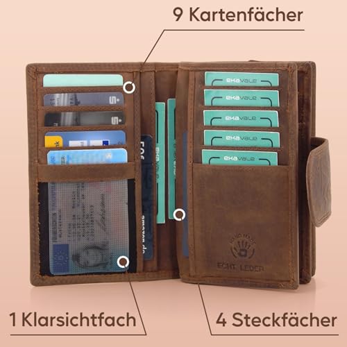 Damen-Geldbörse mit floralem Relief Detail