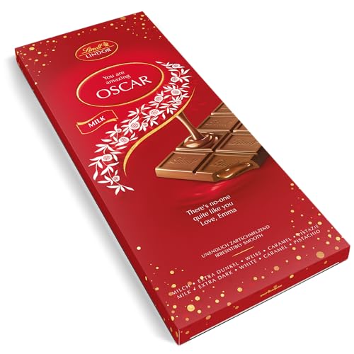 Lindt Lindor XXL-Schokoladentafel mit persönlicher Botschaft Detail