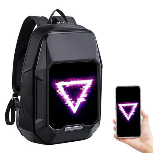 Cyberpunk LED-Rucksack Detail