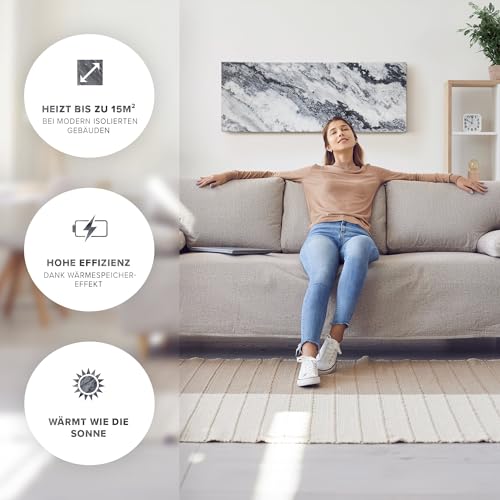 Marwona Naturstein-Infrarotheizung Detail