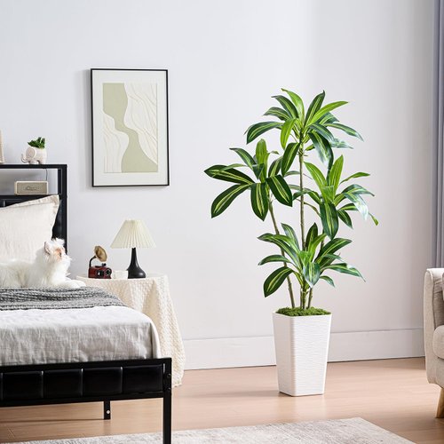 Künstlicher Drachenbaum im Designer-Pflanzgefäß