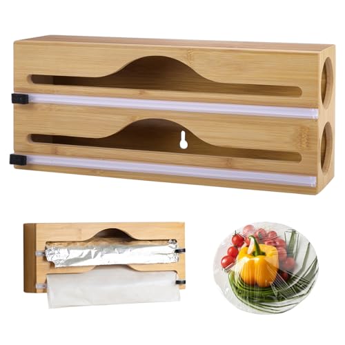 Bambusholz-Organizer für Folien Detail