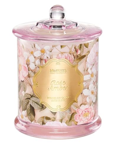 Botanische Duftkerze im Kristallglas