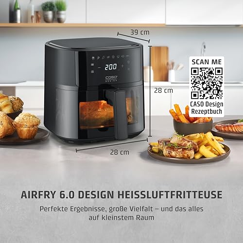 CASO AirFry Heißluftfritteuse Detail