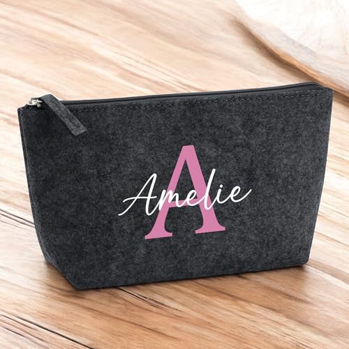 Personalisierte Filz-Kosmetiktasche