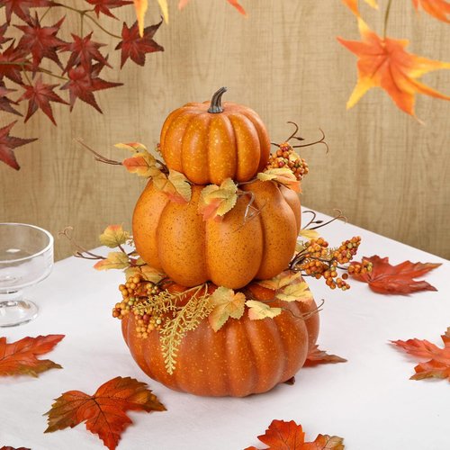 Herbstliches Kürbis-Arrangement Detail