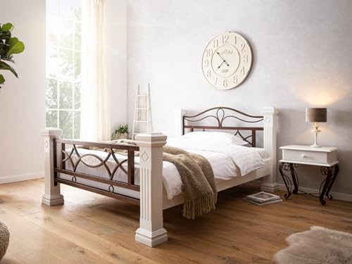 Holzbett Byzanz im Landhausstil