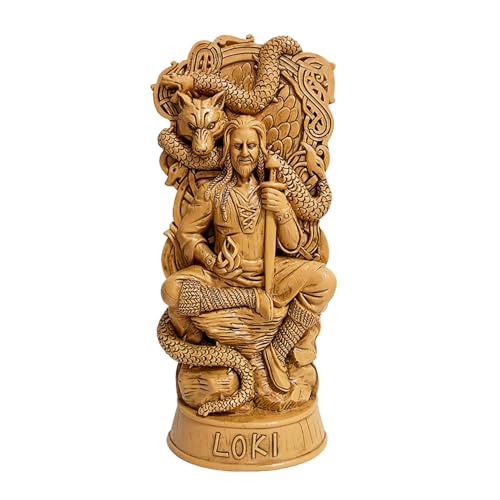 Loki - Nordische Götterfigur aus Kunstharz Detail