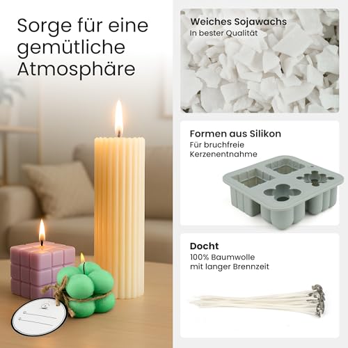 Tivero Kerzenmanufaktur-Set Detail