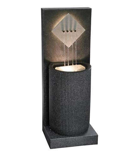 Gartenbrunnen Triton mit LED-Beleuchtung Detail