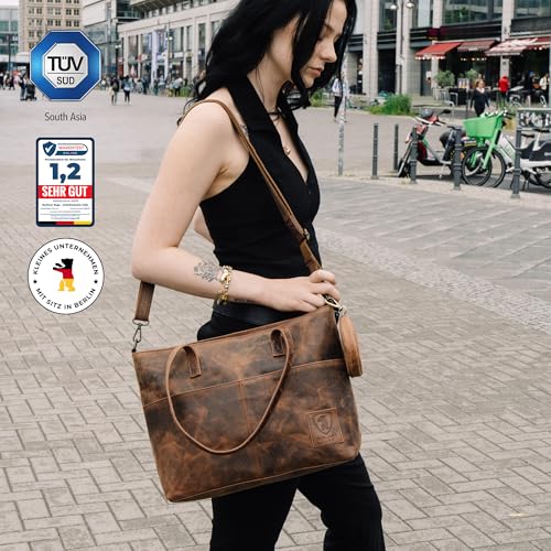 Berliner Bags Ledertasche Julia Detail