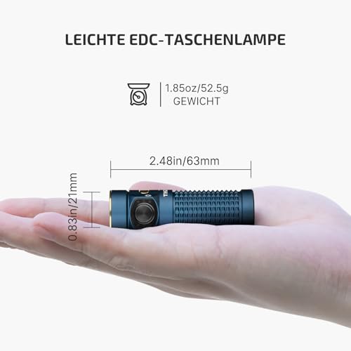 Baton 4 LED-Taschenlampe mit Ladecase Detail