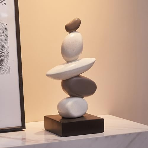 Balance-Skulptur aus Kunstharz