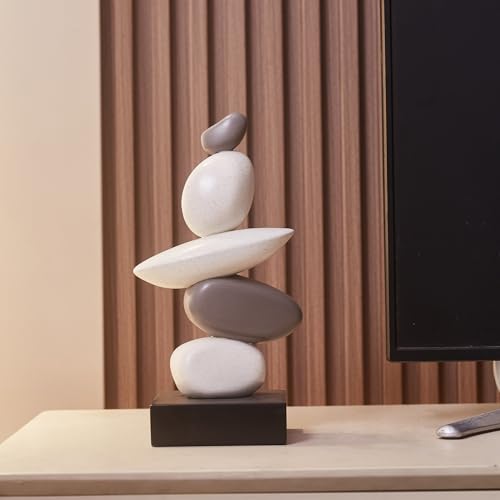 Balance-Skulptur aus Kunstharz Detail