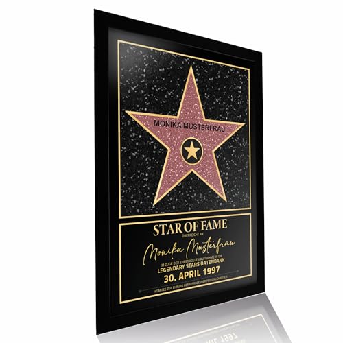 Hollywood Walk of Fame Stern - Personalisierte Ehrung