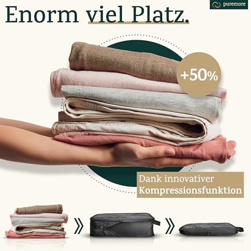 Puremore Kompressions-Packwürfel Detail