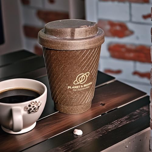 Planet & Beans Kaffeebecher aus recyceltem Kaffeesatz