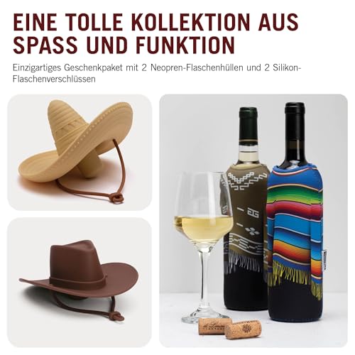 Desperados de Vino Weinflaschen-Set Detail