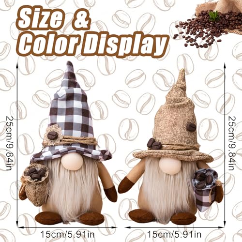 Kaffee-Wichtel im Zweierpack Detail