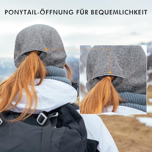 TOP-EX Wintercap mit Ohrenklappen Detail