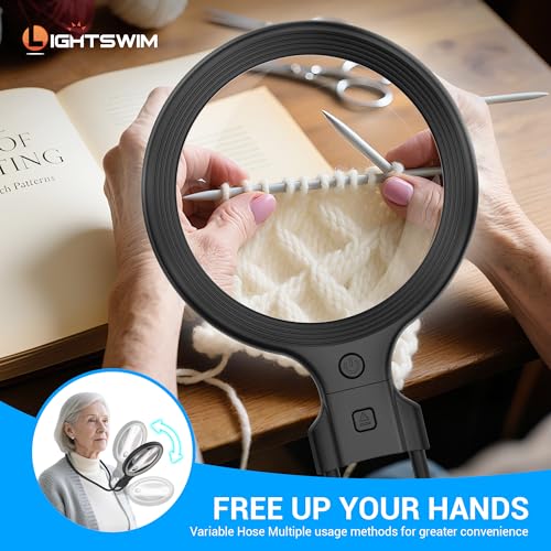 Halslupe mit LED-Beleuchtung