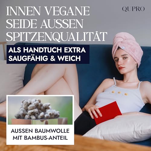 Haarturban aus Cupro-Seide Detail